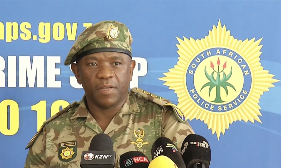 IFP Supports Move to Retain KZN Police Commissioner Mkhwanazi.