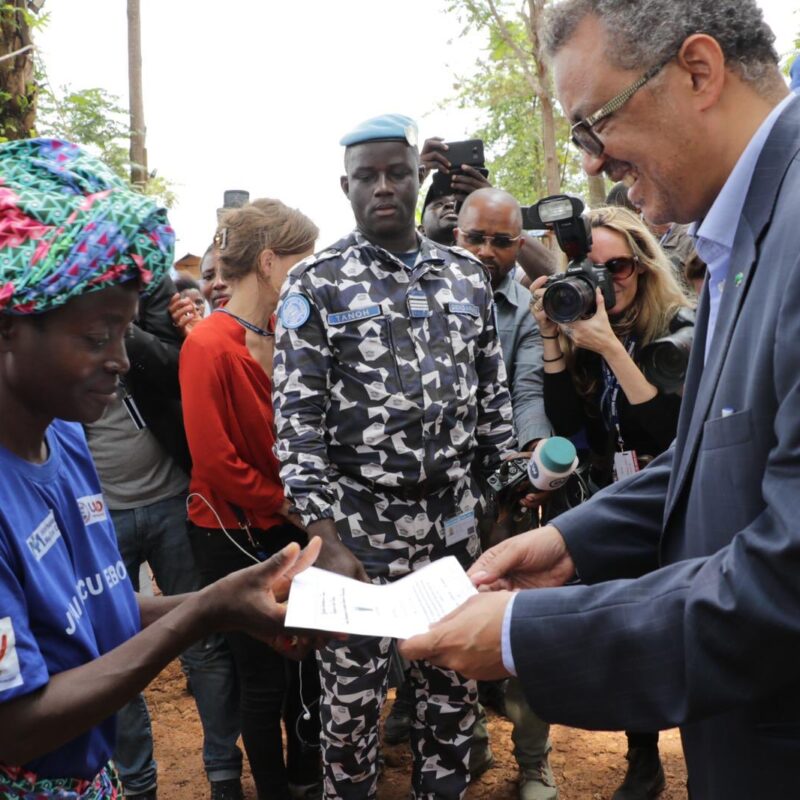 WHO Secretary General engaging on Ebola crisis