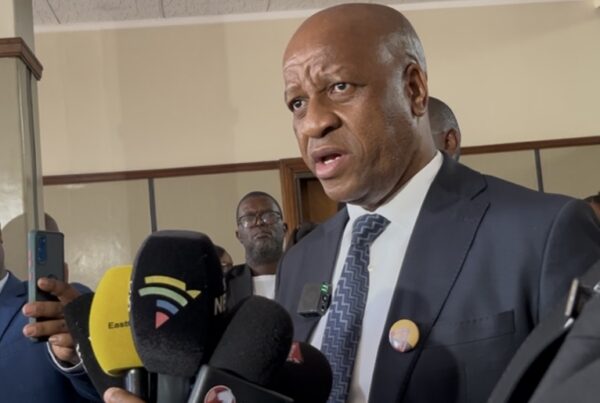 KZN Premier Thami Ntuli outside Durban Magistrate's Court