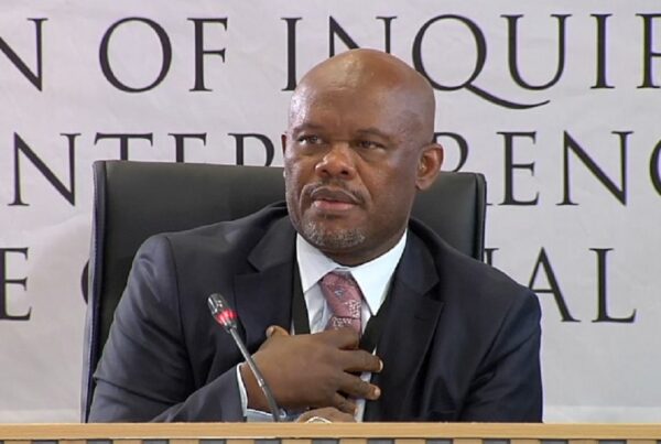 Lt General Shadrack Sibiya at the Madlanga Commission
