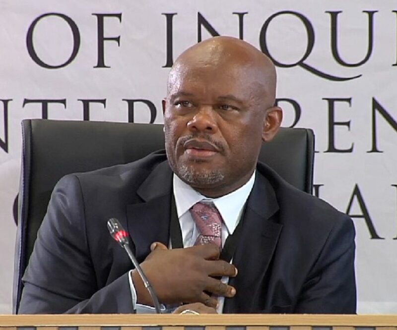 Lt General Shadrack Sibiya at the Madlanga Commission