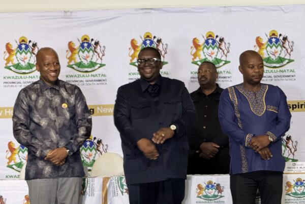 KZN Premier Thami Ntuli and Cogta MEC Thulasizwe Buthelezi