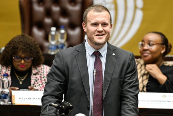 Parliament Portfolio Committee on Police Chair, Ian Cameron